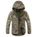 Lurker Soft Shell Camouflage Jacket Men Waterproof Hunting Clothing Warm Camo Tactical Jackets Outdoor Combat Hoodie Coat
